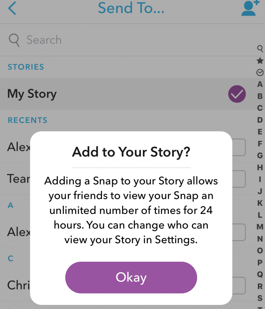 How to add a Snapchat Story vs Instagram Story